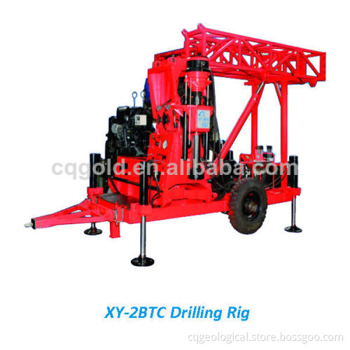 XY-2BTC Trailer Mounted Shallow-Medium Mine Drilling Rig